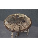 Midcentury Round Metal Italian Industrial Stool, 1960 Midcentury Round Metal Italian Industrial Stool, 1960