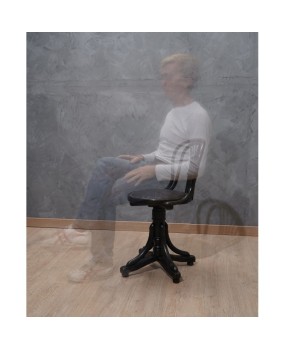 Thonet swivel chair for piano from the end of the 1800s.
