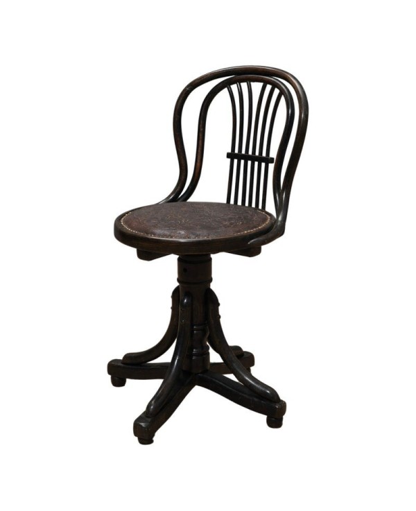 Thonet swivel chair for piano from the end of the 1800s. Thonet swivel chair for piano from the end of the 1800s.