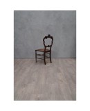 4 Louis Philippe Style Walnut and Vienna Straw Italian Chairs, 1940