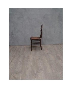 4 Louis Philippe Style Walnut and Vienna Straw Italian Chairs, 1940