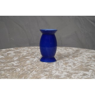 Vaso in vetro blu Alessandro Mendini Venini Serie Murano Idalion, 1995