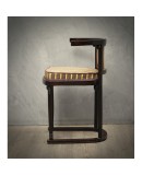 Pair of Art Nouveau Beech Wood and Striped Velvet Austrian Chairs, 1910 Pair of Art Nouveau Beech Wood and Striped Velvet Austrian Chairs, 1910