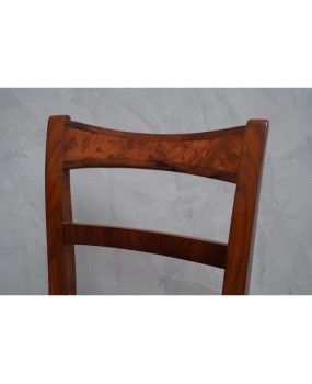 Biedermeier Walnut Wood Austrian Chair, 1820