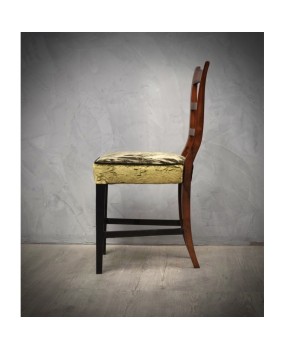 Biedermeier Walnut Wood Austrian Chair, 1820