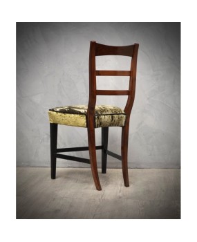 Biedermeier Walnut Wood Austrian Chair, 1820