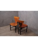 MidCentury Triangular Shape Italian Side Chairs, 1950
