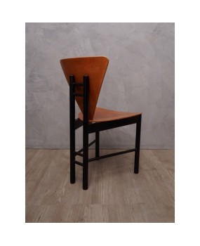 MidCentury Triangular Shape Italian Side Chairs, 1950