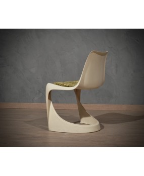 SD 63 Sedie in plastica bianca di Ostergaard Steen, 1970