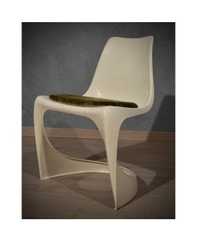 SD 63 Sedie in plastica bianca di Ostergaard Steen, 1970