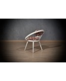 Yngve Ekström White Mid-Century Circle Chair, 1960 Yngve Ekström White Mid-Century Circle Chair, 1960