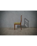MidCentury Walnut Brass and Velvet ArmChairs, 1950