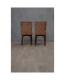 6 Pierluigi Colli Ash Wood and Fabric Italian Chairs, 1950 6 Pierluigi Colli Ash Wood and Fabric Italian Chairs, 1950