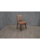 6 Pierluigi Colli Ash Wood and Fabric Italian Chairs, 1950 6 Pierluigi Colli Ash Wood and Fabric Italian Chairs, 1950