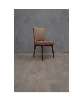 6 Pierluigi Colli Ash Wood and Fabric Italian Chairs, 1950