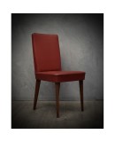Pair of Anonima Castelli Bologna Red Leather Italian Midcentury Chair, 1960 Pair of Anonima Castelli Bologna Red Leather Italian Midcentury Chair, 1960