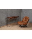 Carlo De Carli for Cinova Mod. 915 Chrome and Brown Leather Arm Chair, 1969 Carlo De Carli for Cinova Mod. 915 Chrome and Brown Leather Arm Chair, 1969