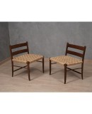 MidCentury Quercia e Paglia Side Chairs, 1970 MidCentury Quercia e Paglia Side Chairs, 1970