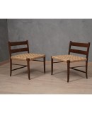 MidCentury Quercia e Paglia Side Chairs, 1970 MidCentury Quercia e Paglia Side Chairs, 1970