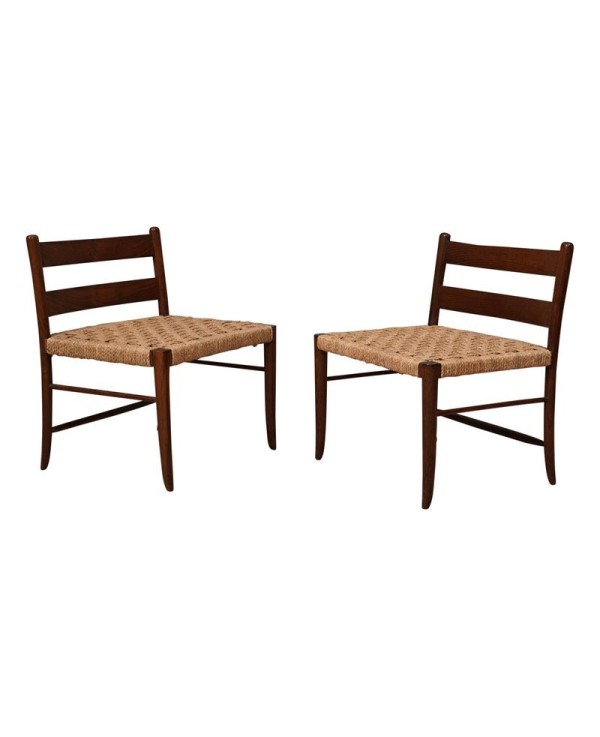 MidCentury Quercia e Paglia Side Chairs, 1970 MidCentury Quercia e Paglia Side Chairs, 1970