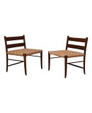 MidCentury Quercia e Paglia Side Chairs, 1970 MidCentury Quercia e Paglia Side Chairs, 1970