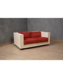 MASSIMO VIGNELLI Mod. Saratoga White and Red ArmChair, 1964 MASSIMO VIGNELLI Mod. Saratoga White and Red ArmChair, 1964