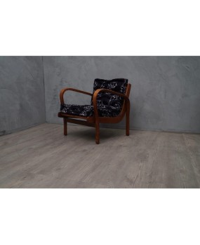 Pair of Midcentury Ash wood Italian Armchairs, 1950