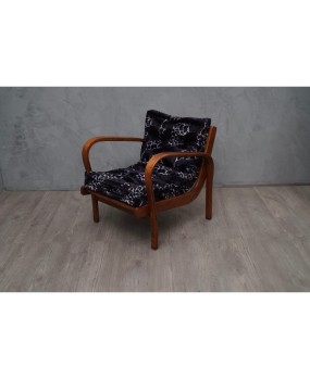 Pair of Midcentury Ash wood Italian Armchairs, 1950