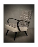 Midcentury Combined White Velvet and Beech Wood Italian Armchairs, 1950 Midcentury Combined White Velvet and Beech Wood Italian Armchairs, 1950