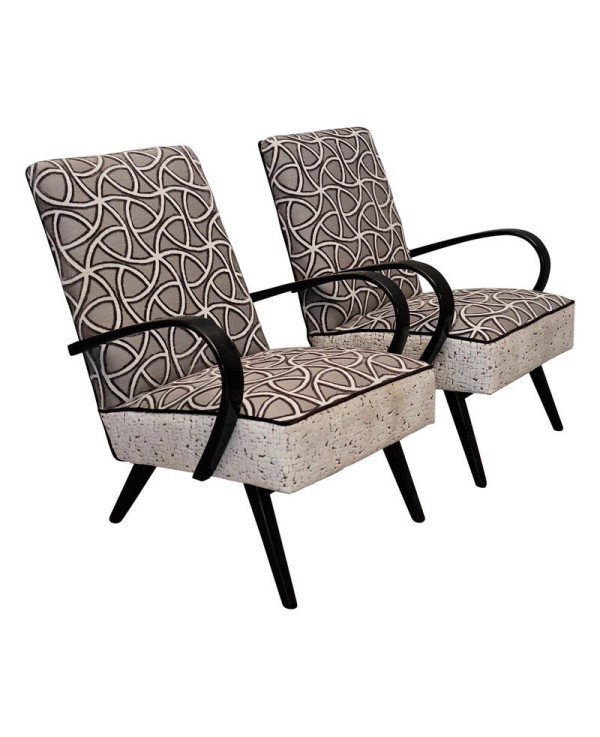 Midcentury Combined White Velvet and Beech Wood Italian Armchairs, 1950 Midcentury Combined White Velvet and Beech Wood Italian Armchairs, 1950