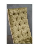 Midcentury Green Velvet Armchairs and Pouf, 1970