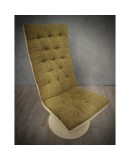 Midcentury Green Velvet Armchairs and Pouf, 1970 Midcentury Green Velvet Armchairs and Pouf, 1970