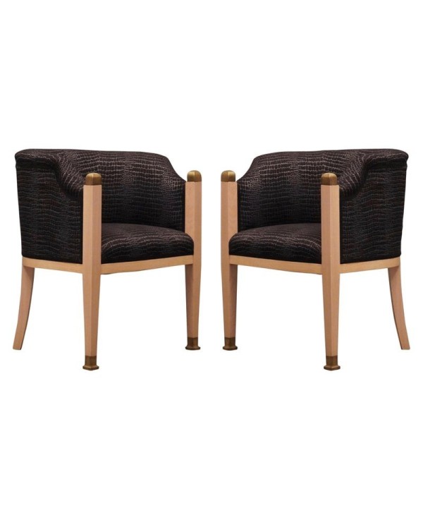 P 39 Coppia di poltrone art deco’ P 39 Coppia di poltrone art deco’