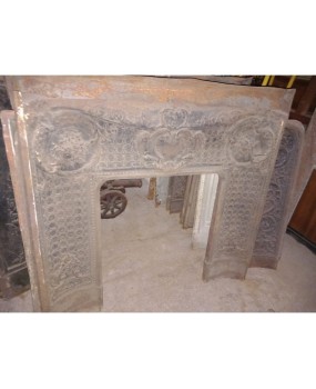 Bocche in ghisa per camini, '800 francese