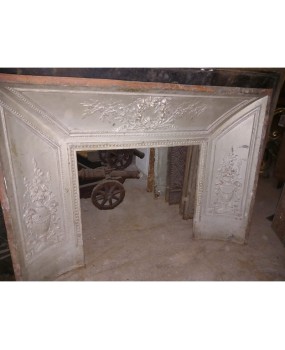 Bocche in ghisa per camini, '800 francese