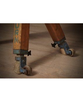 Midcentury Leather and Wood Italian Gymnastics Horse, 1960