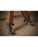 Midcentury Leather and Wood Italian Gymnastics Horse, 1960 Midcentury Leather and Wood Italian Gymnastics Horse, 1960