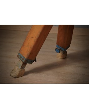 Midcentury Leather and Wood Italian Gymnastics Horse, 1960