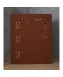 Luigi Brusotti Walnut Wood and Mirrored Glass Wall Mirror, 1940 Luigi Brusotti Walnut Wood and Mirrored Glass Wall Mirror, 1940