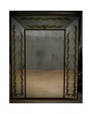 Luigi Brusotti Walnut Wood and Mirrored Glass Wall Mirror, 1940 Luigi Brusotti Walnut Wood and Mirrored Glass Wall Mirror, 1940