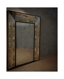 Luigi Brusotti Walnut Wood and Mirrored Glass Wall Mirror, 1940 Luigi Brusotti Walnut Wood and Mirrored Glass Wall Mirror, 1940