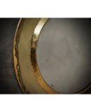 MidCentury Round Brass Italian Wall Mirror, 1970 MidCentury Round Brass Italian Wall Mirror, 1970