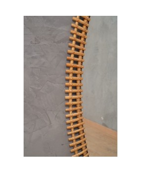 SP 63 Specchio da parete Olaf von Bohr per Bonacina in vimini, 1960