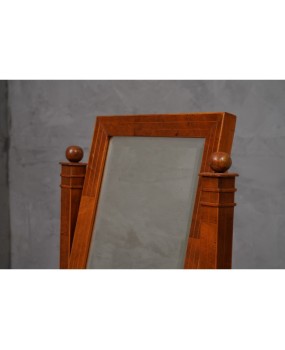 Biedermeier Cherry Wood Austrian Mirror, 1830