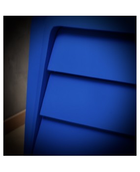 C 145 Cassettiera italiana in pergamena di colore blu, 1990