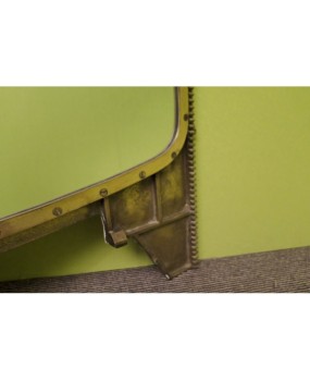 Italian wall mirror from 1930, coming from an old abandoned ship.