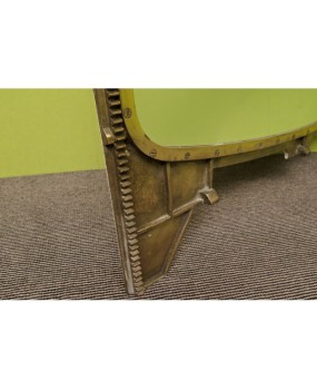 Italian wall mirror from 1930, coming from an old abandoned ship.