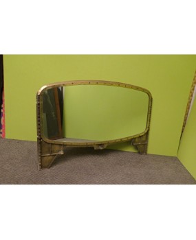 Italian wall mirror from 1930, coming from an old abandoned ship.