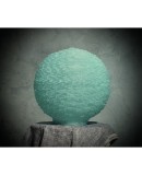 Murano Lunar Globe Art glass Round Water Green Color Floor / Table Lamp, 1970 Murano Lunar Globe Art glass Round Water Green Color Floor / Table Lamp, 1970