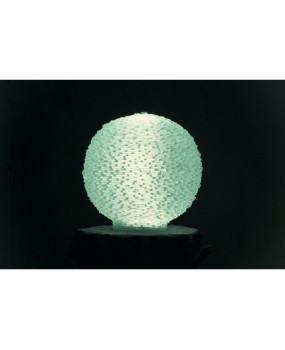 Murano Lunar Globe Art glass Round Water Green Color Floor / Table Lamp, 1970